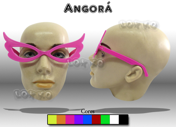 Óculos de festa angorá